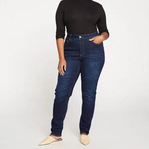 NWT - Joni High Rise Curve Slim Leg Jeans 32 Inch - Midnight Blue